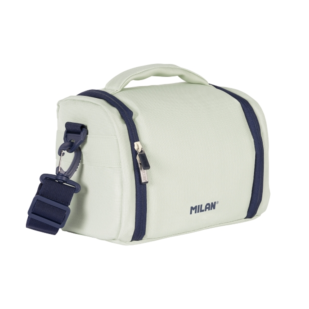 Milan 430 Since 1918 Bolsa Isotermica Porta Alimentos de 5L - Gran Capacidad - Apertura Total - 24.5x20x16cm - Color Menta 1