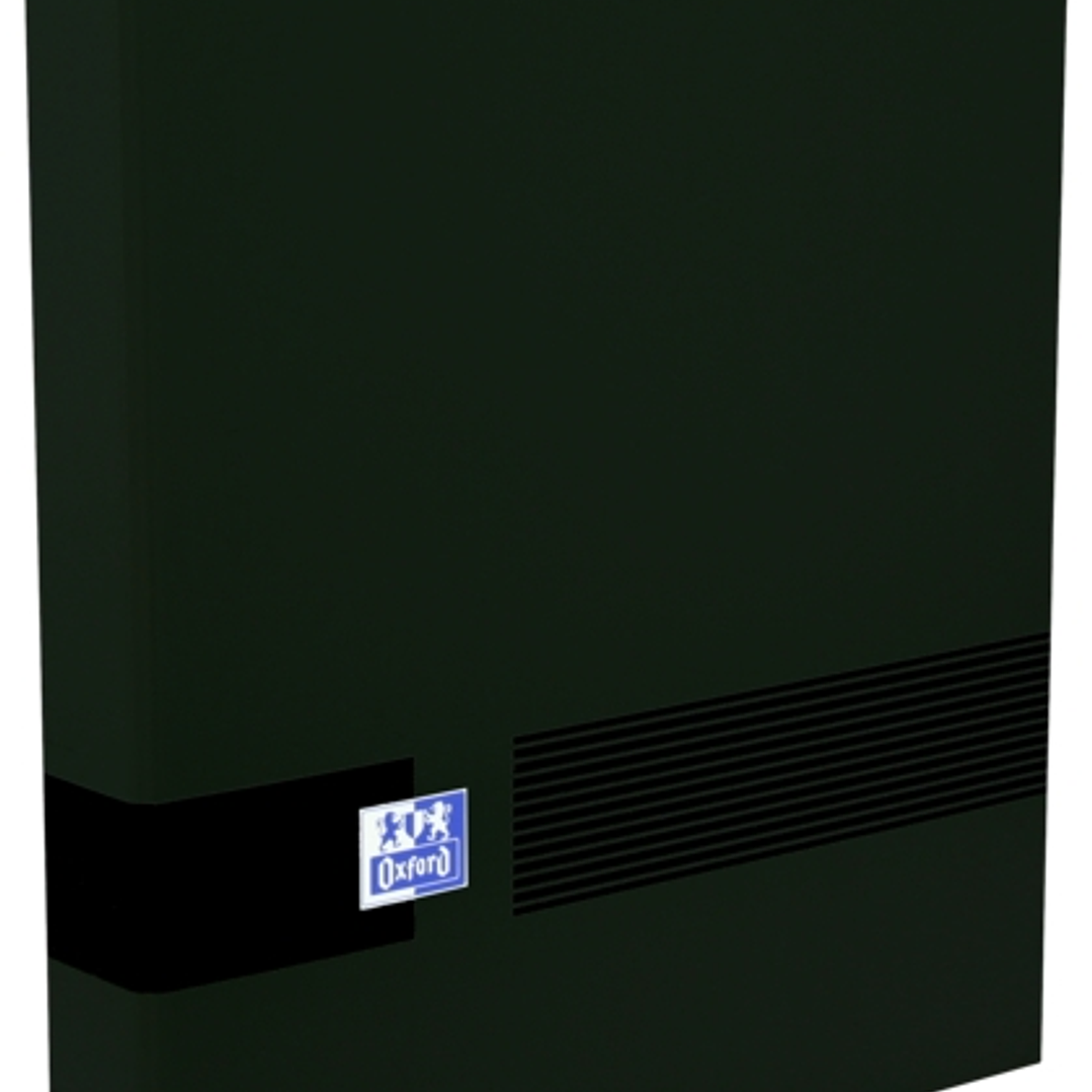 Oxford & You A4+ Carpeta de 4 Anillas D 25mm - Tamaño A4+ - Capacidad para 250 Hojas - Tapa Extradura - Lomo de 40mm - Color Negro 1