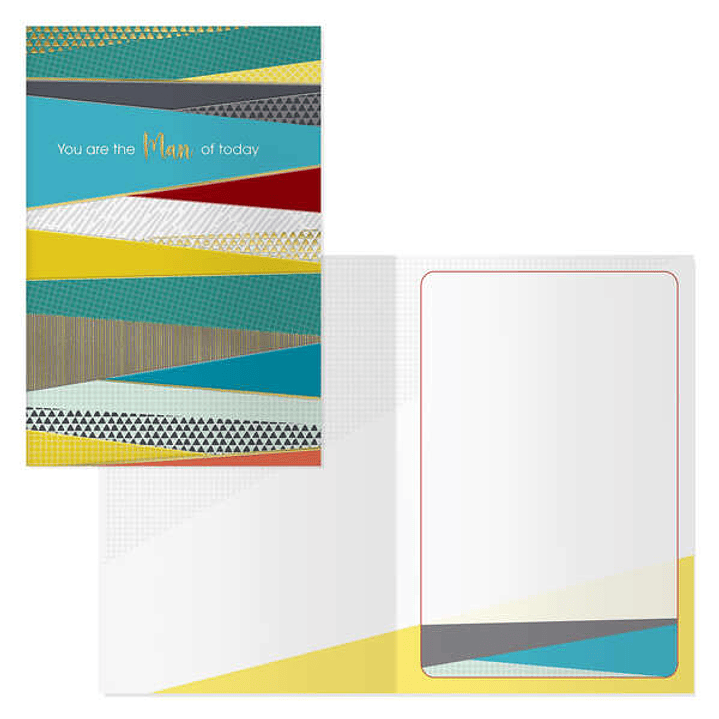 Dohe Pack de 6 Tarjetas de Felicitacion Dia del Padre - 11.5x17cm - Impresion a Todo Color - Estampaciones con Pelicula de Color - Estampacion en Seco 1