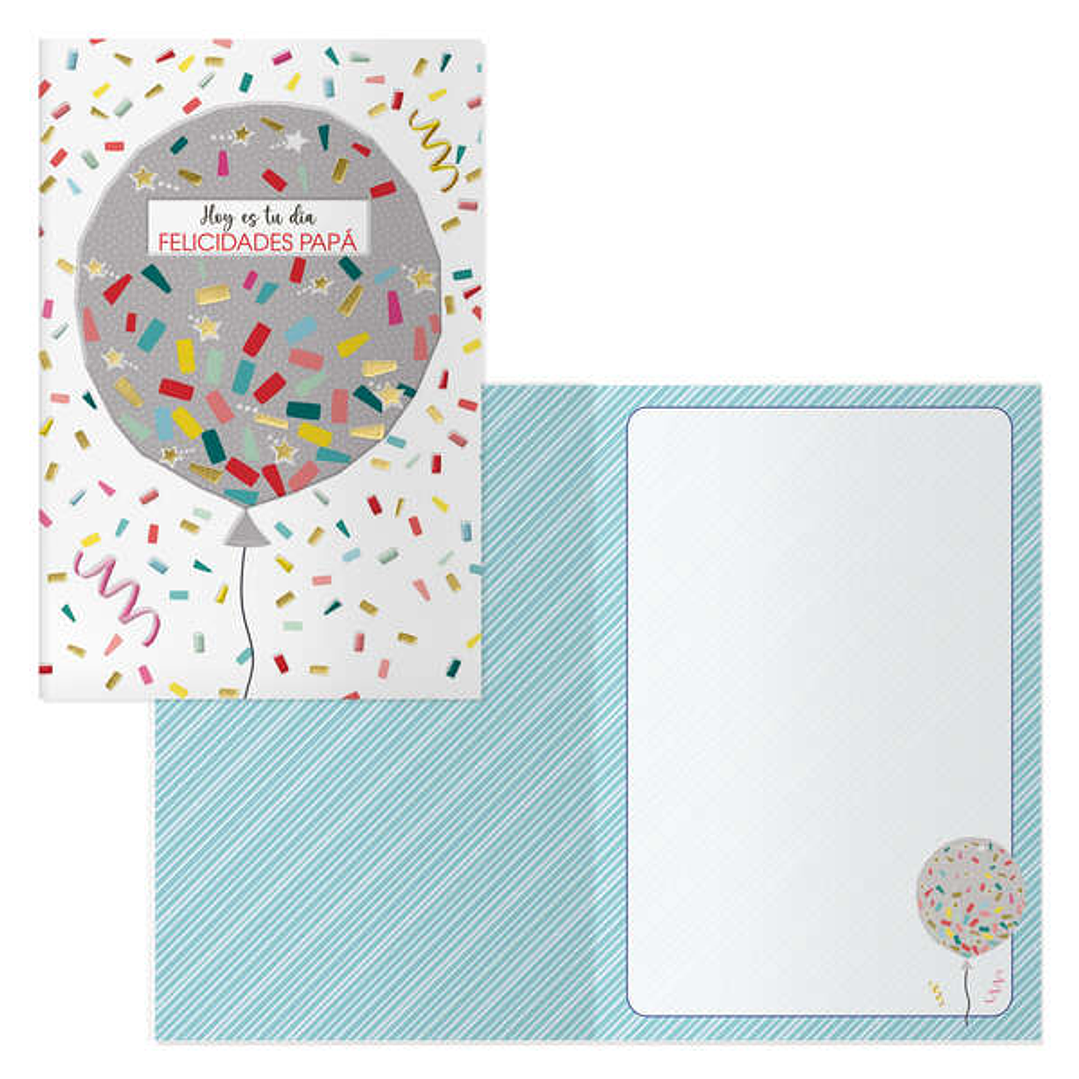 Dohe Pack de 6 Tarjetas de Felicitacion Dia del Padre - 11.5x17cm - Impresion a Todo Color - Estampaciones con Pelicula de Color - Papel Offset Blanco 1