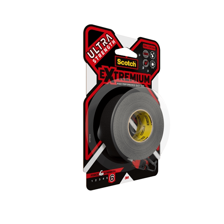 Scotch Extremium Cinta Adhesiva Americana - 24mm x 10m - Color Negro 1