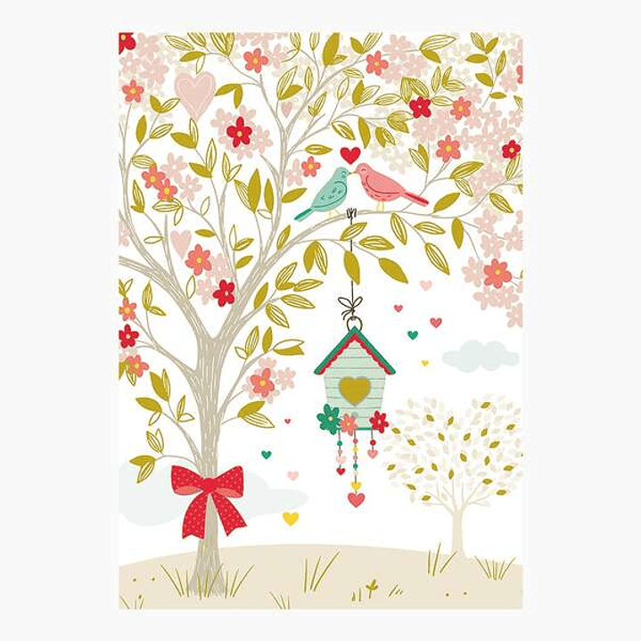 Pictura Tarjeta Felicitacion Zig-Zag Triptico - Estampado en Caliente - Lentejuelas - Pop-Up - 15x22cm - Incluye un Sobre Blanco - sin Envoltorio - Pa 1