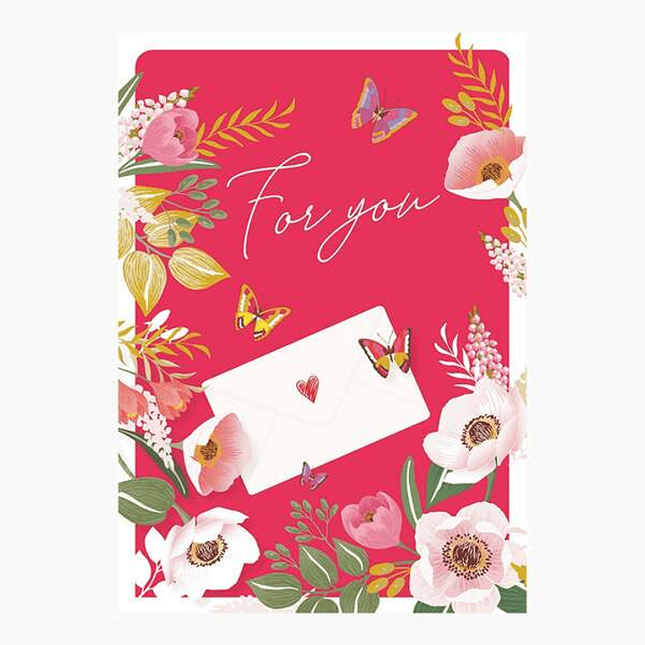 Pictura Tarjeta Felicitacion Zig-Zag Triptico - Estampado en Caliente - Lentejuelas - Pop-Up - 15x22cm - Incluye un Sobre Blanco - sin Envoltorio - Pa 1