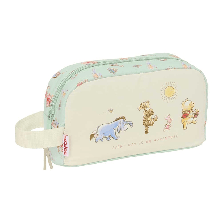 Safta Winnie The Pooh Portadesayunos Termico de 1.7L - Interior Forrado en Aluminio - 215x65x120mm - Color Beige 1