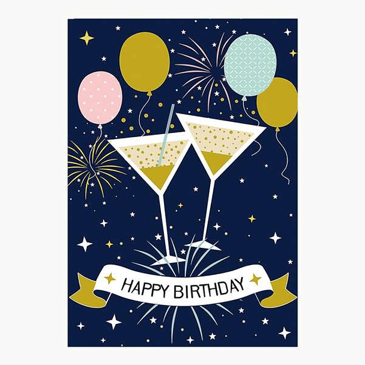 Pictura Tarjeta Zig-Zag - 15x22cm - Tematica Fiesta - Tarjeta Triptica sin Envoltorio - Incluye Sobre Blanco - Papel con Certificacion FSC 1