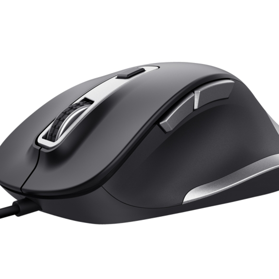 Trust Fyda Raton USB 5000dpi - 6 Botones - Cable de 1.50m - Color Negro 1