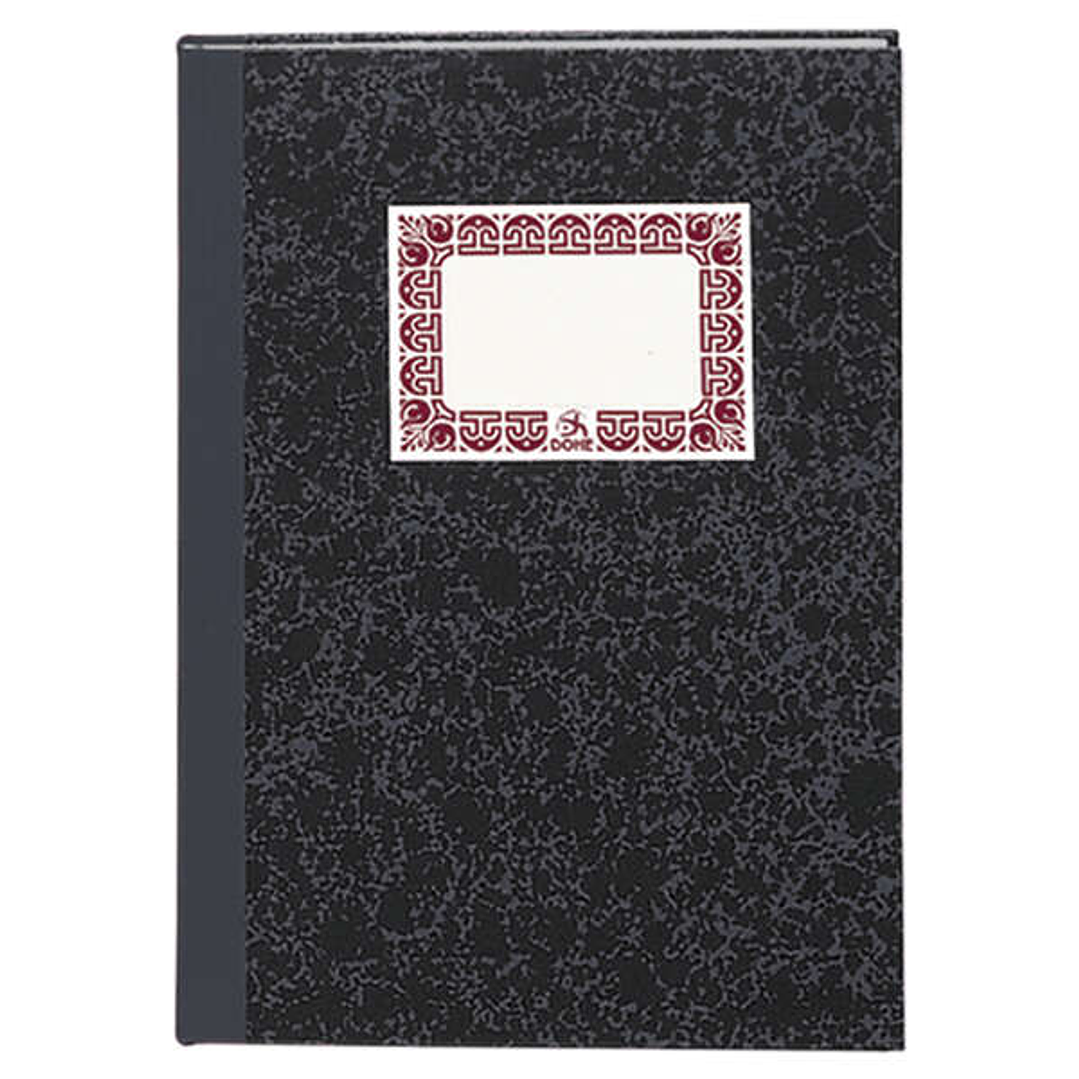 Dohe Cuaderno Cartone Modelo Cuadricula de 100 Hojas - Folio Natural - Tapa en Tres Piezas con Lomera de Tela - Interior en Papel Offset de 70g/m2 - C 1