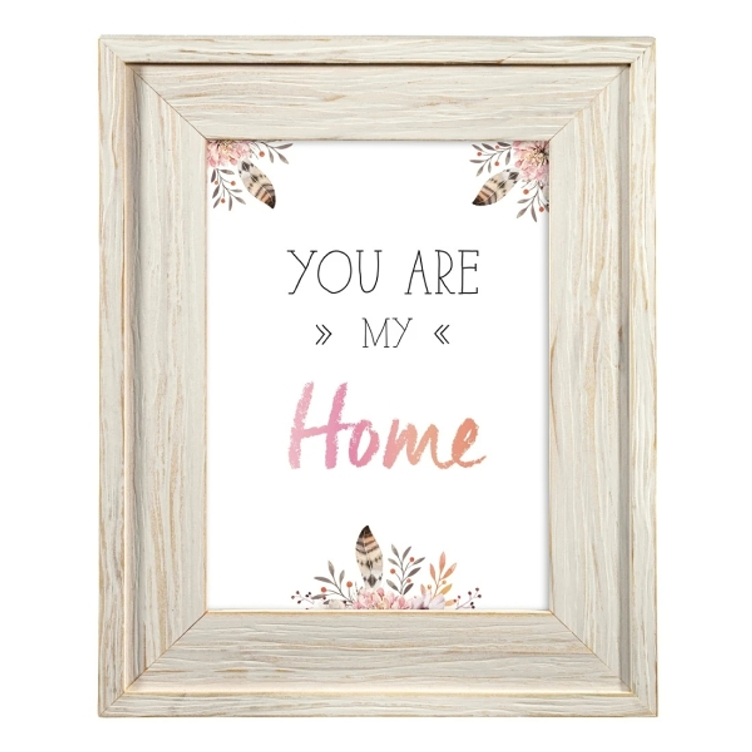 Hama Nivala Marco de Fotos 13x18cm - Formato Retrato - Madera - 19.2x24.2x1.6cm - Color Blanco 1