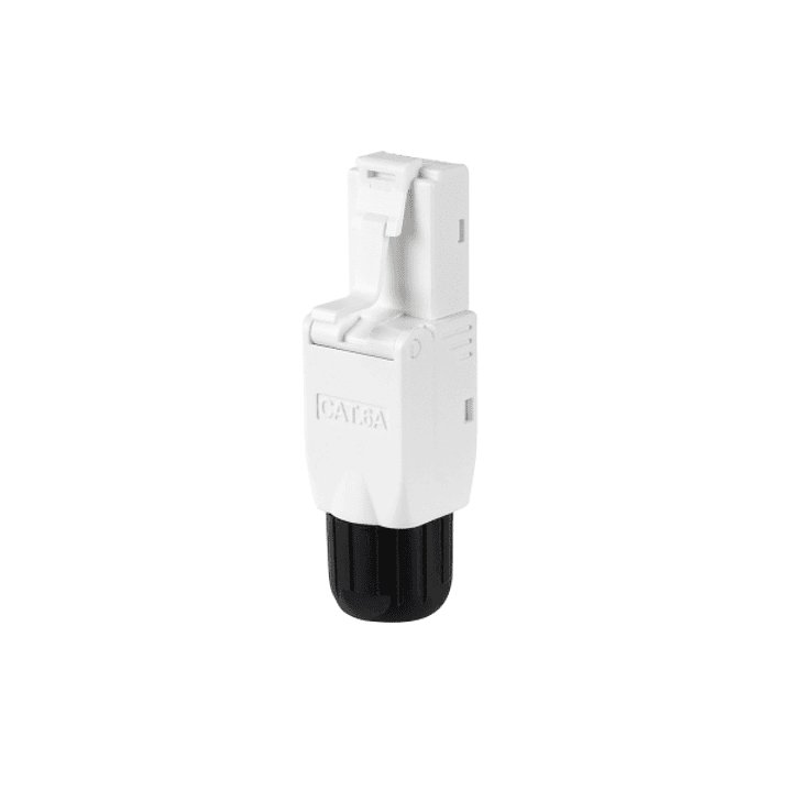 Nanocable Pack de 10 Conectores RJ45 8 Hilos Cat.6A - Auto Crimpable Sin Herramientas - Color Blanco 1