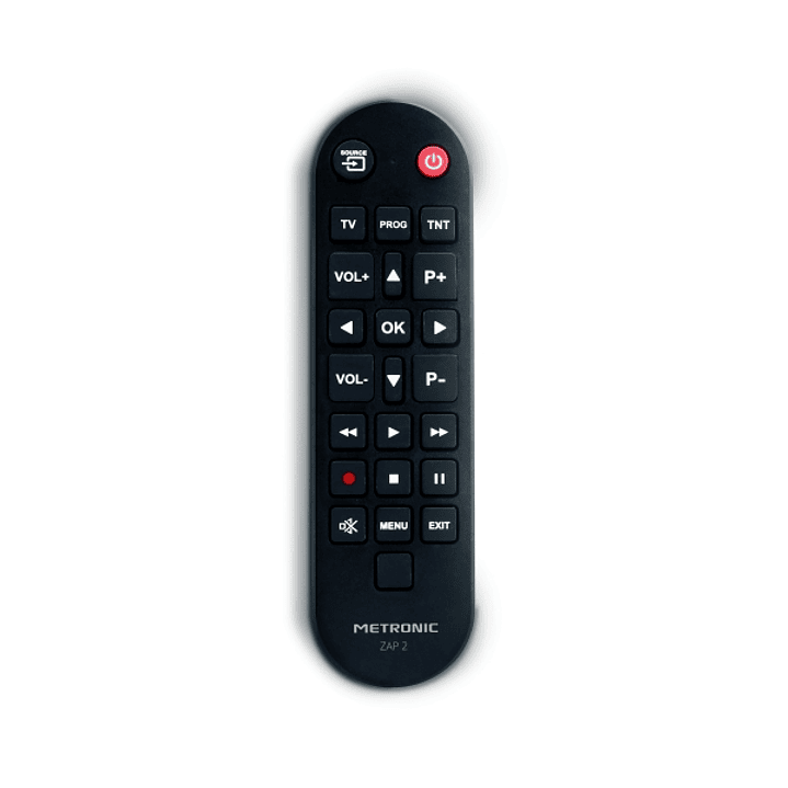Metronic Mando a Distancia  Universal ZAP 2 Para TV + TDT - Color Negro 1