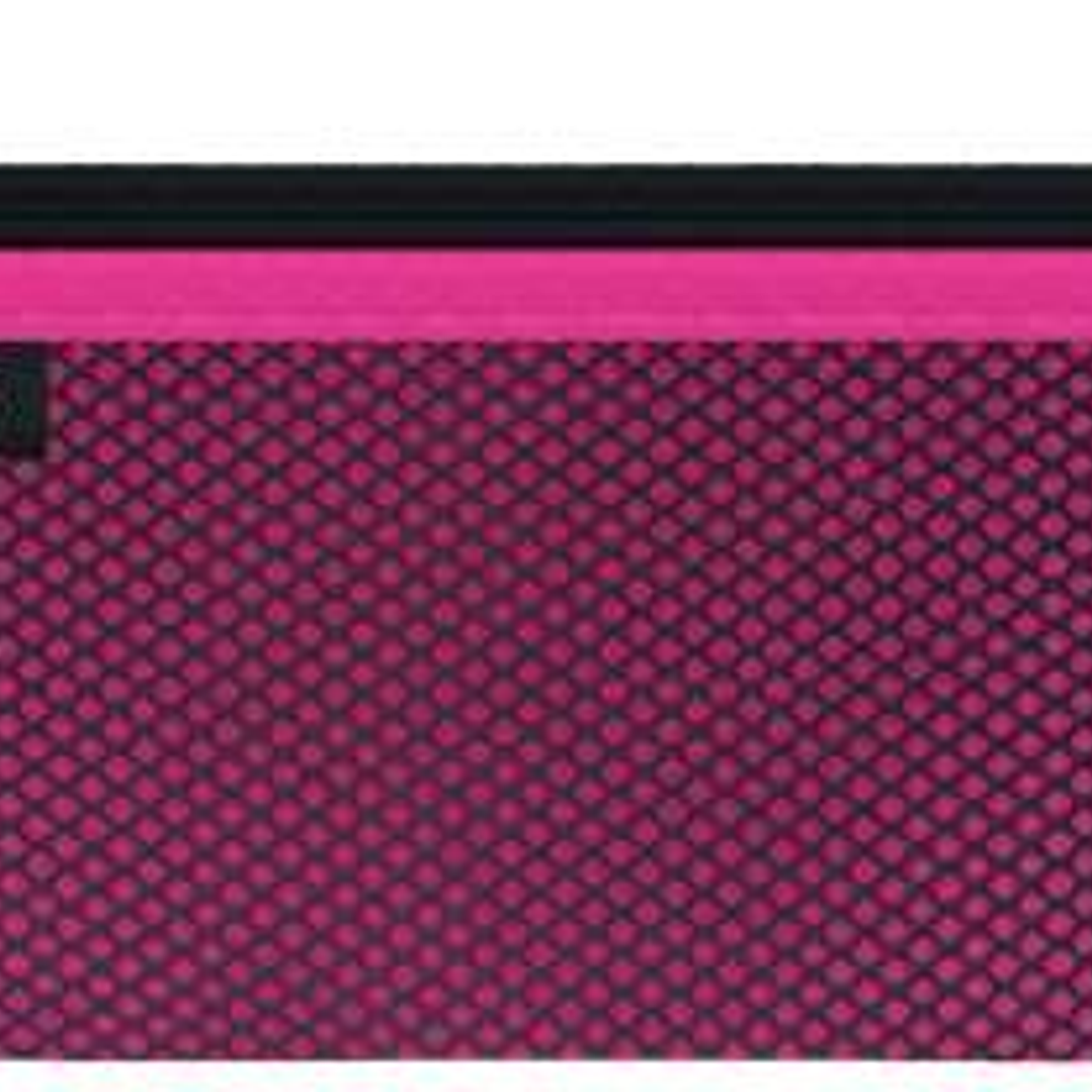 Leitz WOW Bolsa Porta-Todo Mediana 2 Compartimentos - Tamaño 85x6x210mm - Lavable y Duradera - Cierre de Cremallera - Color Fucsia 1