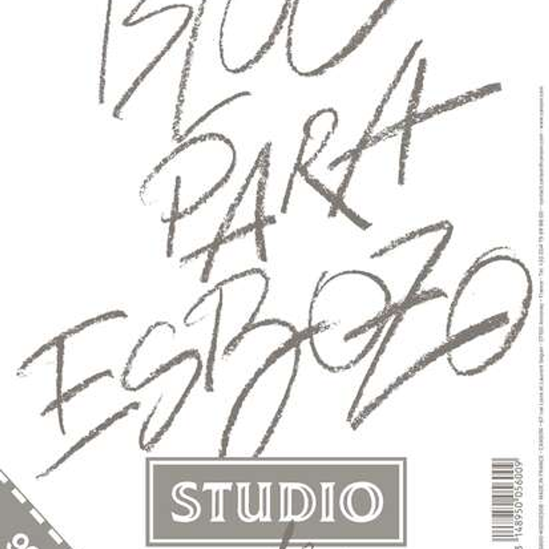 Canson Bloc para Esbozo A4 90+10 Hojas Gratis - Grano Ligero 90gr - Formato Album con Espiral Microperforado - Color Blanco Natural 1