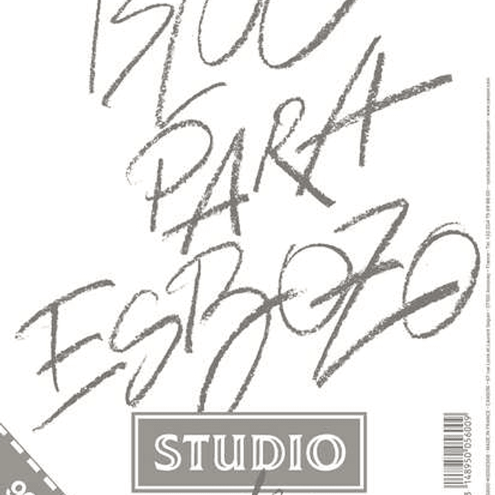 Canson Bloc para Esbozo A4 90+10 Hojas Gratis - Grano Ligero 90gr - Formato Album con Espiral Microperforado - Color Blanco Natural 1