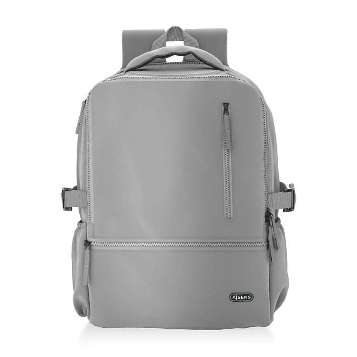 Aisens Mochila Deportiva Repelente al Agua para Portatil 15,6 - Color Gris 1
