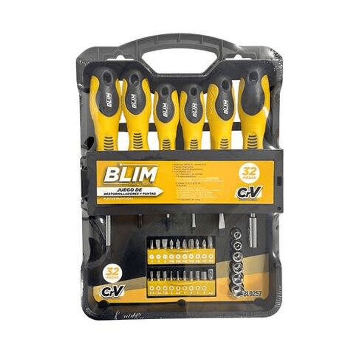 Blim Juego 32 Piezas Destornilladores y Puntas 1