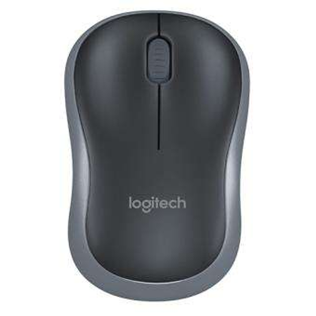 Logitech M185 Raton Inalambrico 1000dpi - 3 Botones - Uso Ambidiestro - Color Negro/Gris 1