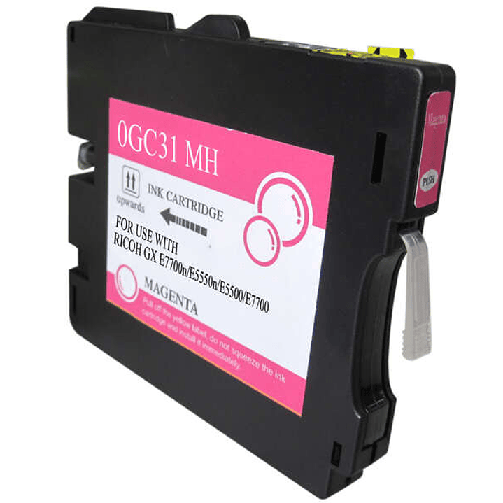 Ricoh GC31M Magenta Cartucho de Tinta Pigmentada Generico - Reemplaza 405690/405703 1
