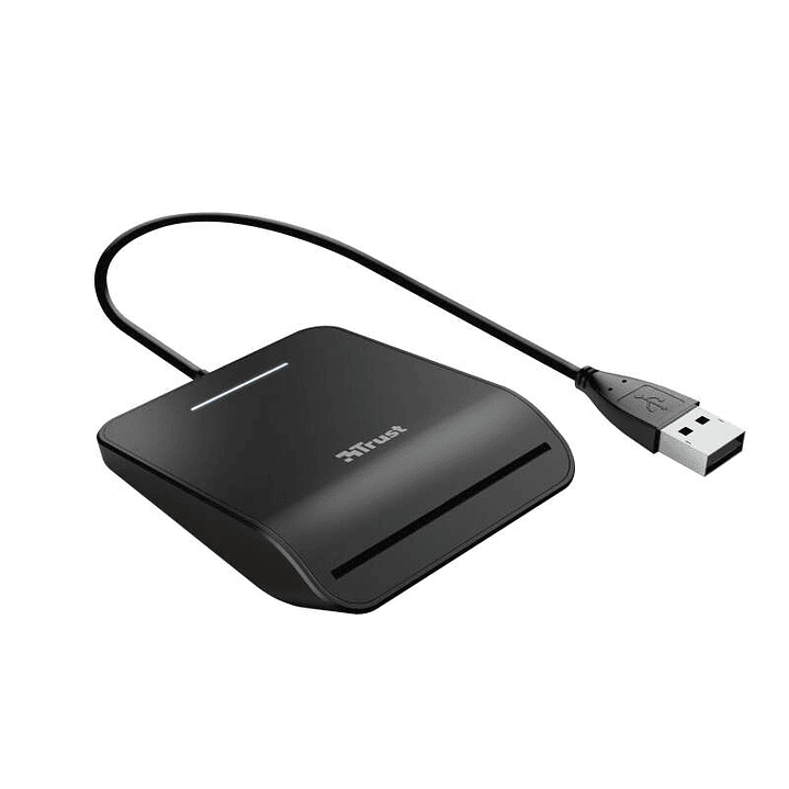Trust Primo Smartcard Lector de DNI Electronico 3.0 - USB 2.0 - Cable de 1m - Color Negro 1