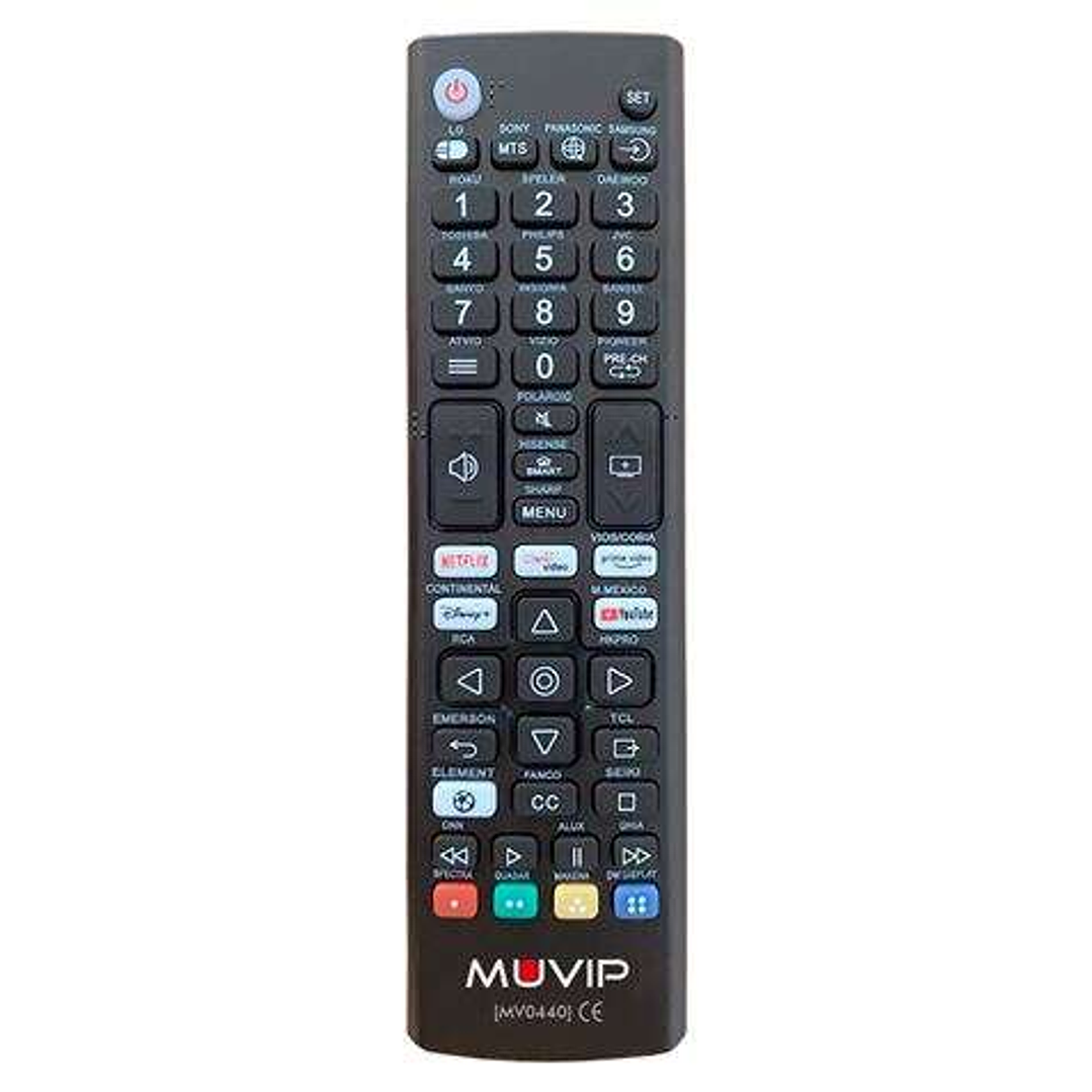 Muvip Serie Small Mando a Distancia Universal Smart TV 1