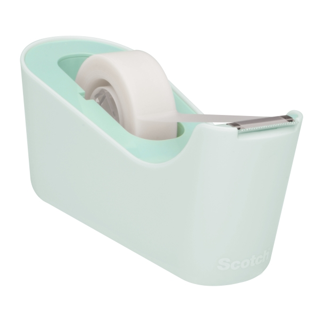 Scotch Dispensador de Cinta Adhesiva - para Cintas de hasta 19mm x 33m - Incluye Cinta Adhesiva - Color Menta 1