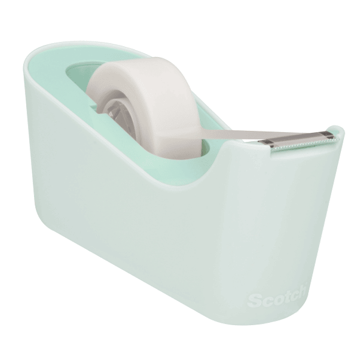 Scotch Dispensador de Cinta Adhesiva - para Cintas de hasta 19mm x 33m - Incluye Cinta Adhesiva - Color Menta 1