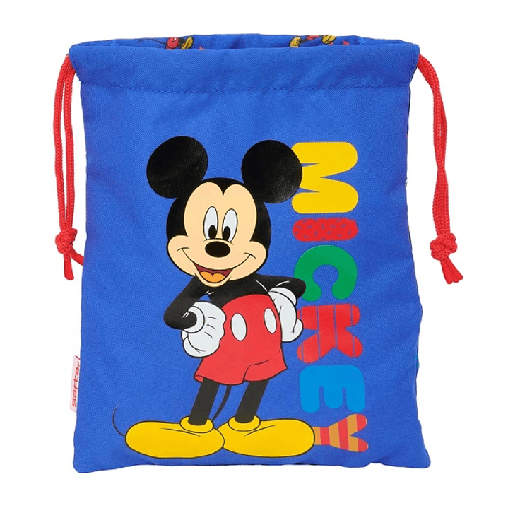 Safta Mickey Mouse Today Minisaco con Cordon de 1L - 200x250mm - Color Azul 1
