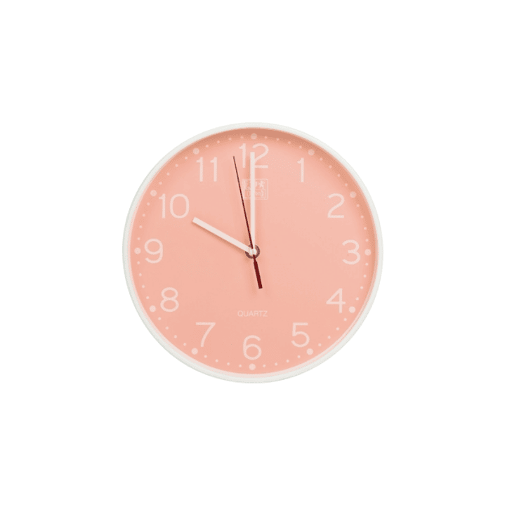 Oxford Reloj de Pared Silencioso para Escritorio Calm 25cm - Diseño Moderno y Elegante - Funcionamiento Silencioso - Tamaño Compacto de 25cm - Color P 1