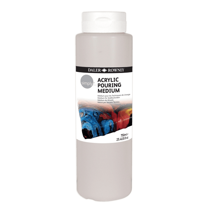 Daler Rowney Simply Medium Alisado para Tecnica Pouring - Bote de Plastico - 750ml 1