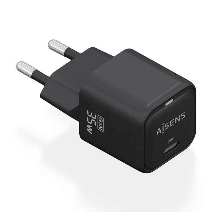 Aisens Cargador GAN 35W - 1xUSB-C PD3.0 QC4.0 1