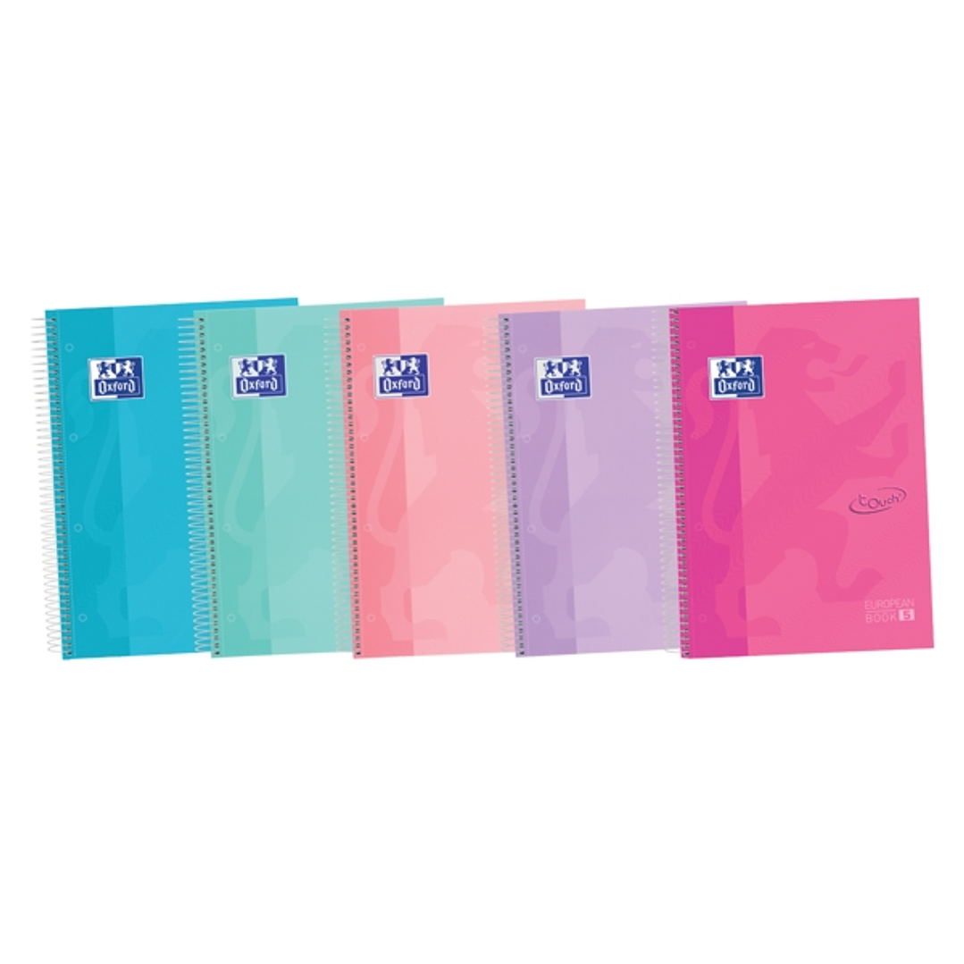 Oxford School Touch A4+ Europeanbook - Tapa Extradura Resistente - 5 Separadores - 1 Linea para Identificacion - 120 Hojas 1