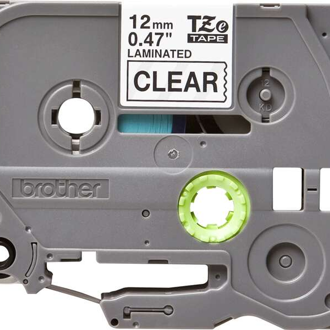 Brother TZe131 Cinta Laminada Original de Etiquetas - Texto negro sobre fondo transparente - Ancho 12mm x 8 metros 1