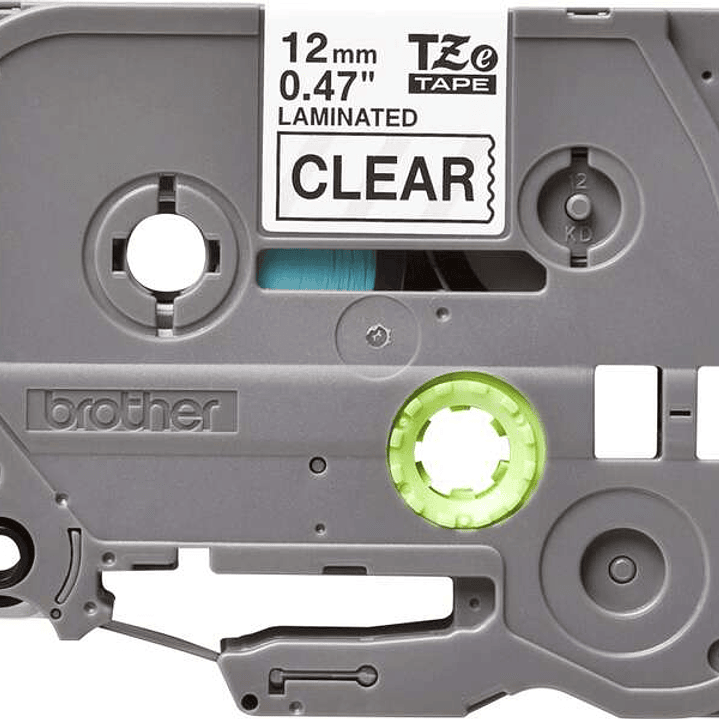 Brother TZe131 Cinta Laminada Original de Etiquetas - Texto negro sobre fondo transparente - Ancho 12mm x 8 metros 1