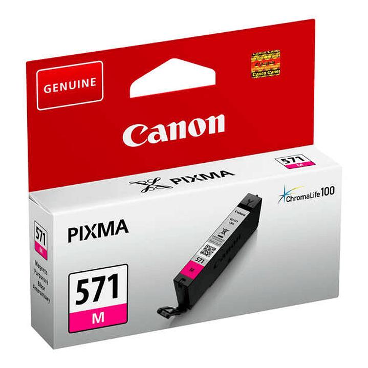 Canon CLI571 Magenta Cartucho de Tinta Original - 0387C001 1
