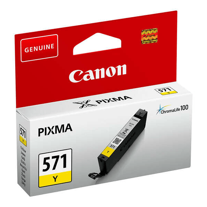 Canon CLI571 Amarillo Cartucho de Tinta Original - 0388C001 1