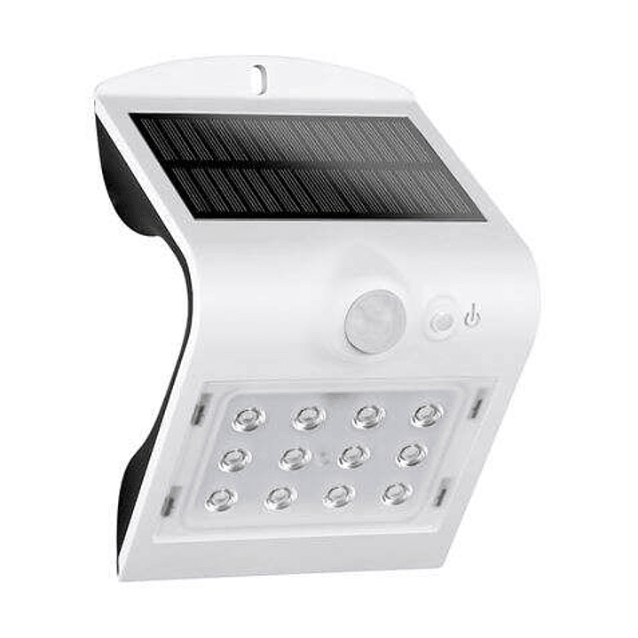 Elbat Aplique LED Solar - 1.5W - 220lm - Doble Iluminacion - Blanco 1