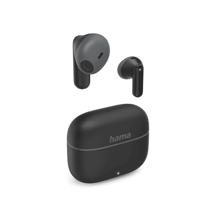 Hama Freedom Light II Auriculares con Microfono Omnidireccional - Bluetooth - Rango 10m - Asistente de Voz - Carga por USB-C - Color Negro 1