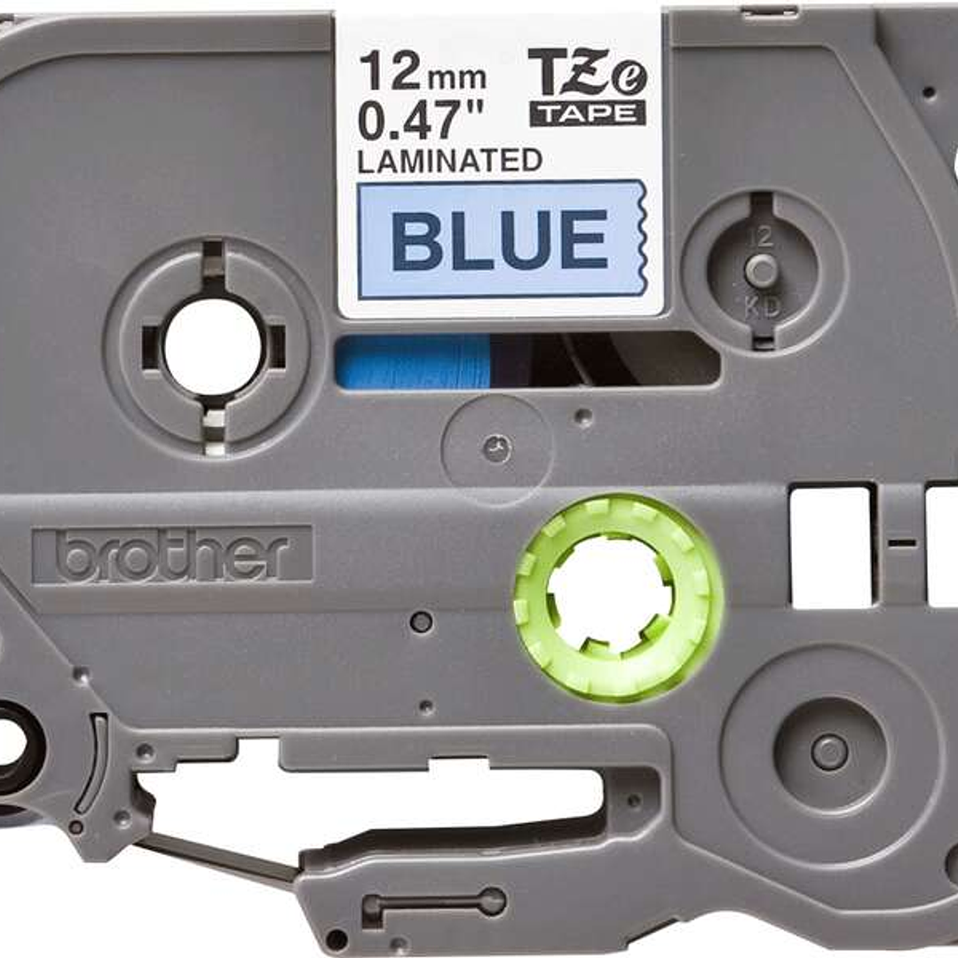 Brother TZe531 Cinta Laminada Original de Etiquetas - Texto negro sobre fondo azul - Ancho 12mm x 8 metros 1