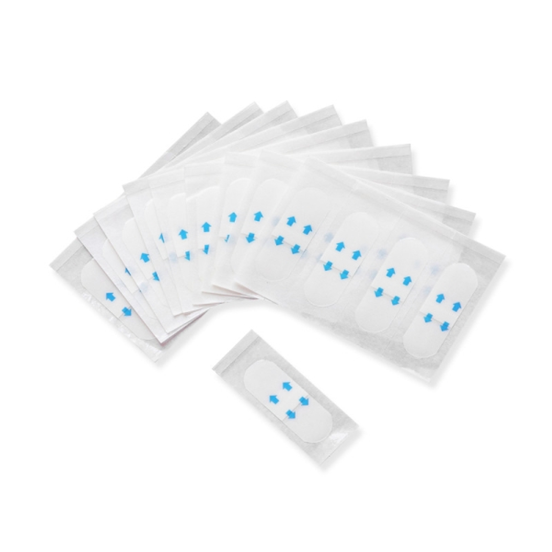 Innovagoods Liftrik Pack de 40 Parches de Lifting Facial Adhesivos Invisibles - Resistente al Agua - Universal - Desechable - 40x1.2cm - Color Transpa 1