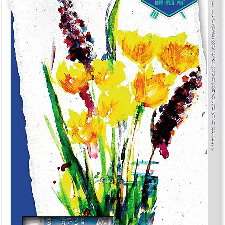 Staedtler 8500 Pack de 12 Tubos de Pintura Acrilica - Facil de Mezclar - Para Amplia Variedad de Superficies - Colores Surtidos 1