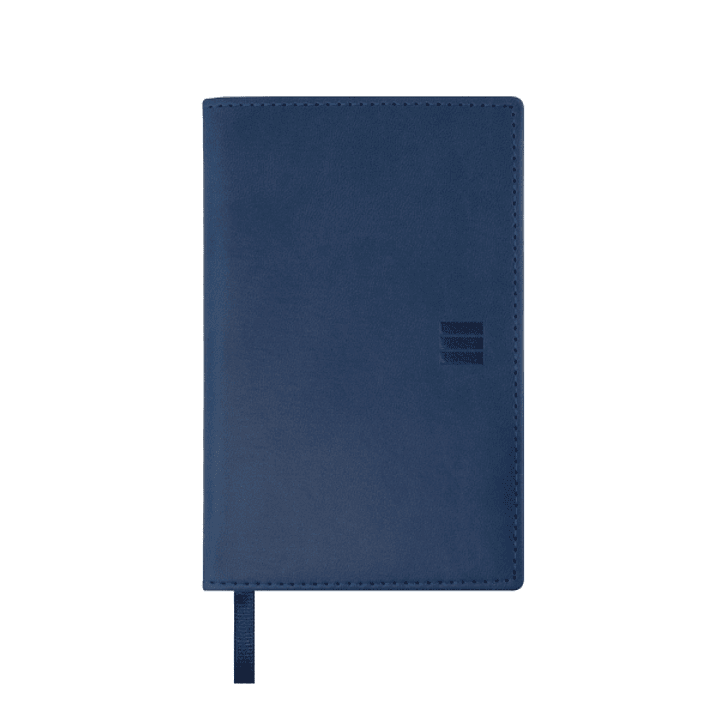 Finocam Ibis Agenda Plana - Anual 2026 - Formato Pl3 - 90x10x10mm - Semana Vista Horizontal - Color Azul 1
