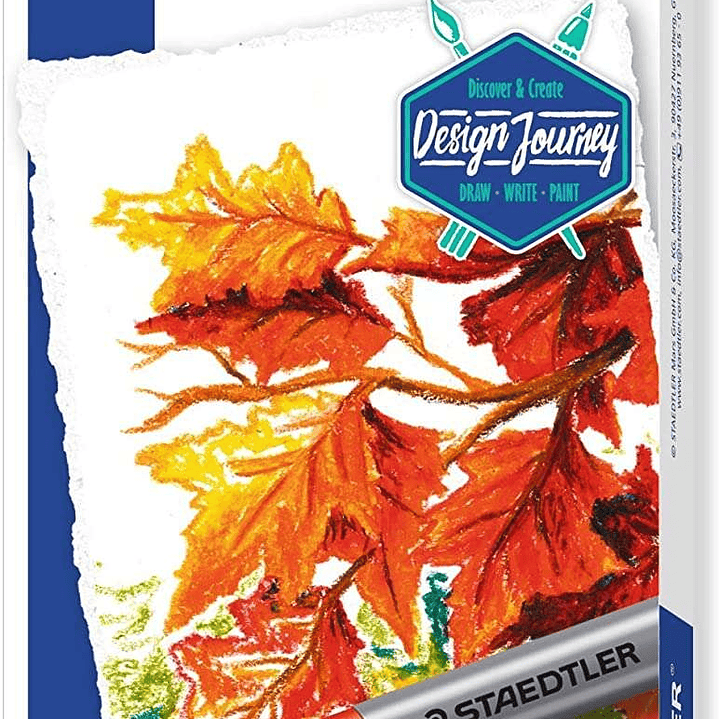 Staedtler Pasteles al Oleo 2420 Pack de 12 Ceras Blandas - Resistencia a la Rotura - Extremadamente Brillantes - Colores Surtidos 1