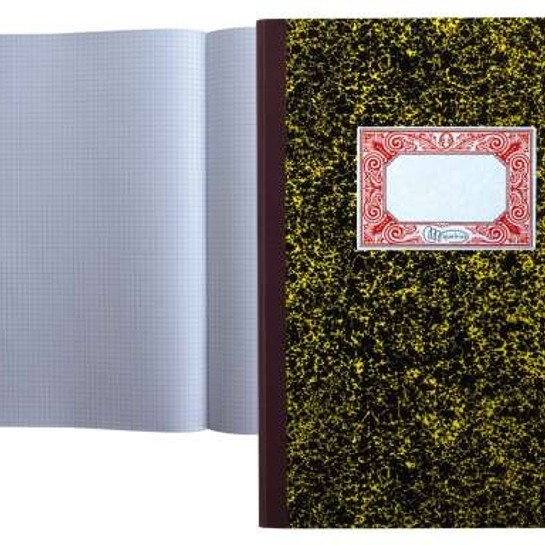 Miquel Rius Cuaderno Cartone Cuadricula 4mm Tamaño Folio Natural 100 Hojas sin Numerar - Cubiertas de Carton Contracolado - Lomo de Tela Engomada Gran 1