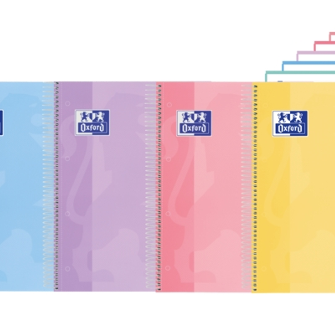 Oxford School Touch Europeanbook 5 Dotbook A4+ - Tapa Extradura - Dots 5x5 - 120 Hojas - Colores Surtidos 1