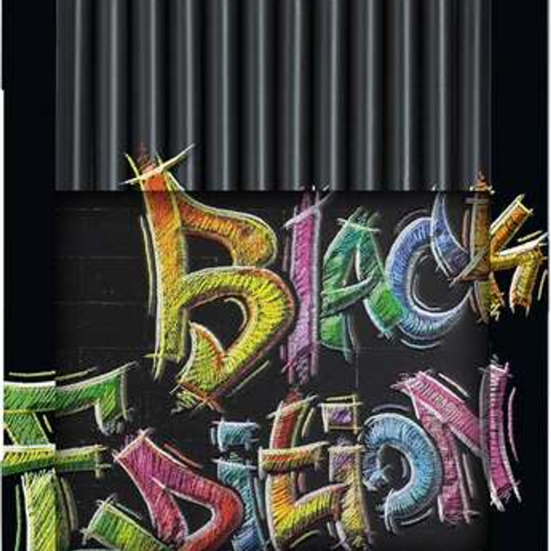 Faber-Castell Black Edition Caja Metalica de 12 Lapices de Colores - Mina Supersuave - Madera Negra - Ideales para Dibujo sobre Papel Claro, Oscuro y  1