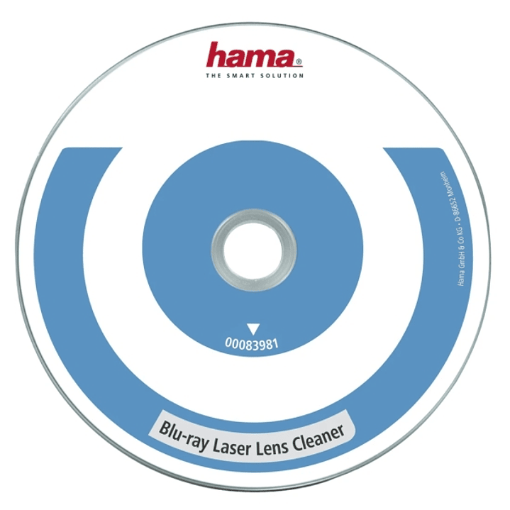 Hama CD Limpiador de Equipo Blu-Ray - Micro Cepillos - Limpieza en Seco - Color Blanco y Azul 1