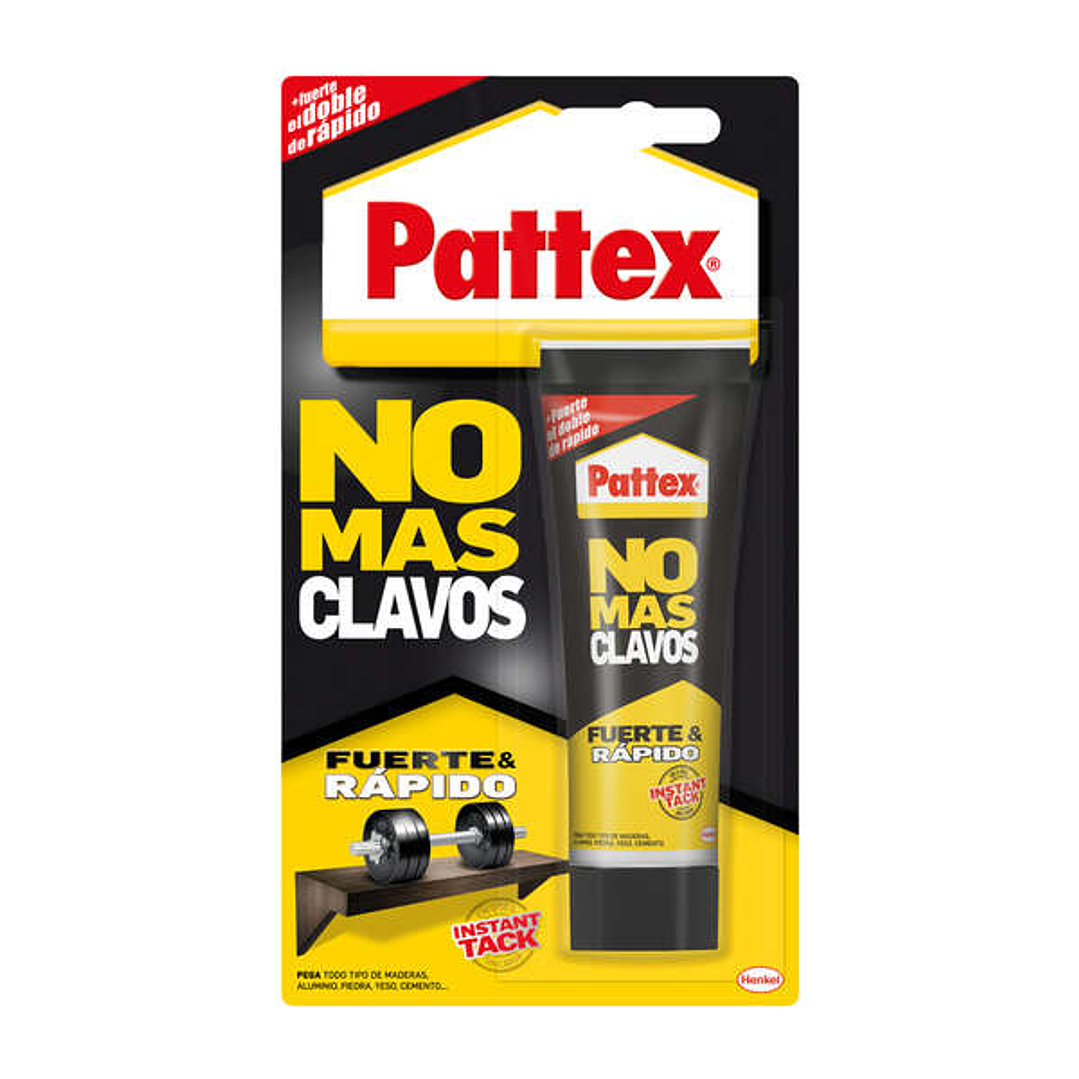 Pattex No Mas Clavos Blister 100g - Adhesivo de Montaje Extra-Fuerte - Elimina la Necesidad de Clavos y Tornillos - Ideal para Bricolaje y Reparacione 1