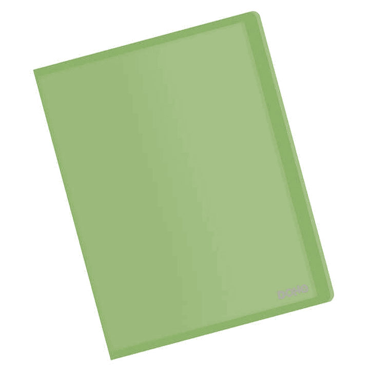 Dohe Carpetas con Fundas Din A4 - Tapa Flexible de Polipropileno - Fundas Transparentes Soldadas al Lomo 1