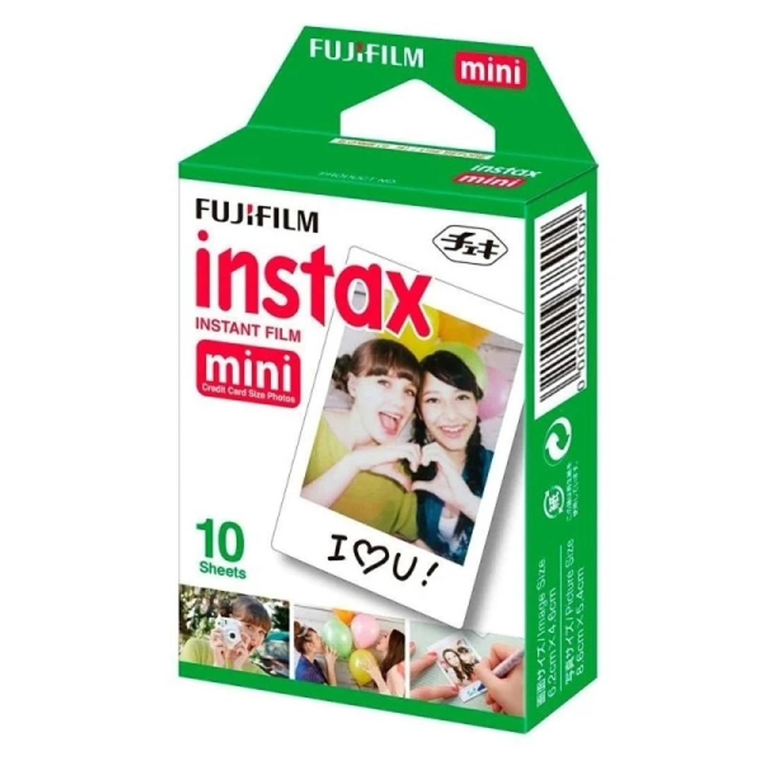 Fujifilm Instax mini Pack de 10 Peliculas de Fotos Instantaneas - Validas para todas las Camaras mini de Instax - Formato de Impresion (Tamaño de la I 1
