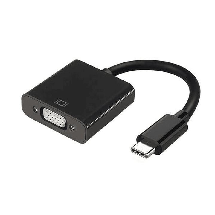 Aisens Conversor USB-C a VGA - USB-C/M-HDB15/H - 15cm - Color Negro 1