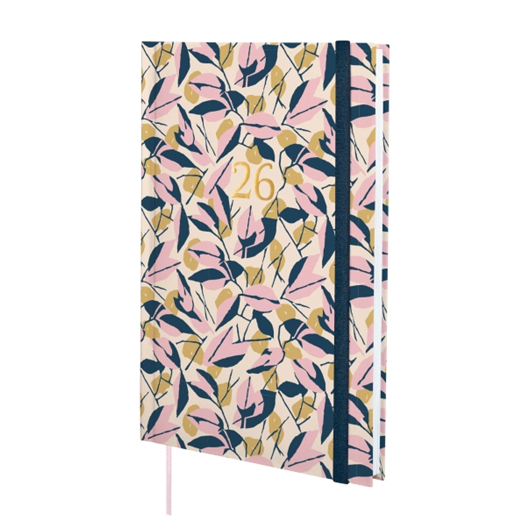 Finocam Dynamic Berlin Agenda - Anual 2026 - Cierre de Goma - Formato Y10 - 145x17x210mm - Semana Vista en Vertical - Tematica de Hojas 1